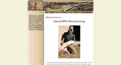 Desktop Screenshot of bpowoodcarving.com